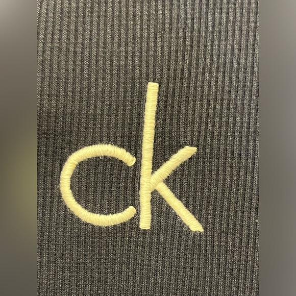 Calvin Klein Navy Blue Long Sleeve Nightshirt - Picture 3 of 6